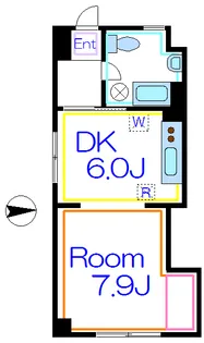 メゾン ド メルシー【7階】の間取り