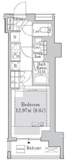 リブクオーレ神保町【3階】の間取り