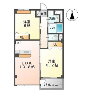 ティアクラウン【3階】の間取り