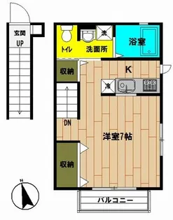 パパスハウス【2階】の間取り