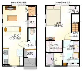 D BOX野町の間取り