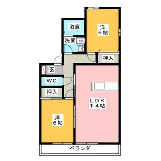 プルミエール【1階】の間取り