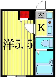 フォンテーヌ【2階】の間取り
