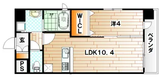 AGORA中原【3階】の間取り
