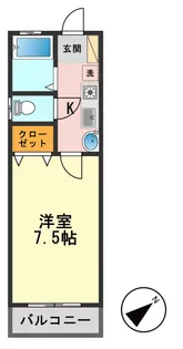サニーコーポ【1階】の間取り