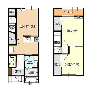 ファイン安養坊A棟【1階】の間取り