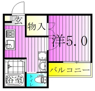 さくらルミナス【3階】の間取り