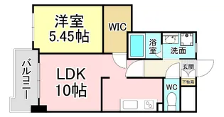 Studie小倉離宮【8階】の間取り