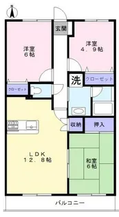 グランデ・アルヴォーレ3番館【5階】の間取り