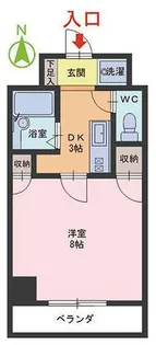 エル・ヴィエント【3階】の間取り