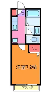 グレイスコート取手【2階】の間取り