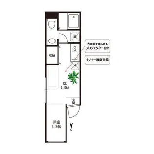 レコリード押上【2階】の間取り
