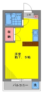 サングレース【1階】の間取り