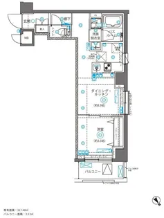ZOOM立川NORTH【2階】の間取り