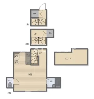 パステルコート【3階】の間取り