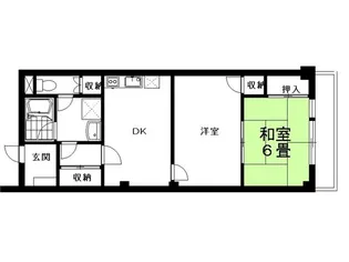 バーデンライク鴻巣【2階】の間取り