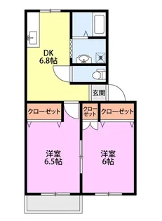 ファミリータウンロイヤル【2階】の間取り