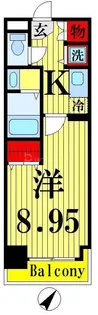 アレグレット千住宿【7階】の間取り