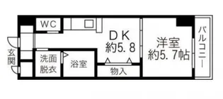 ホワイトライト【8階】の間取り