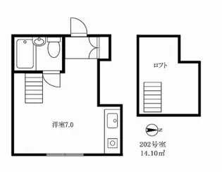 メゾン小林【2階】の間取り