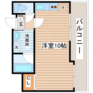 コージーコートこもれび館【6階】の間取り