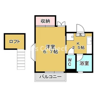 コスモハウスII【2階】の間取り