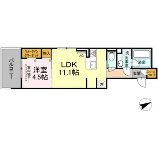 ミルフォード白島【3階】の間取り