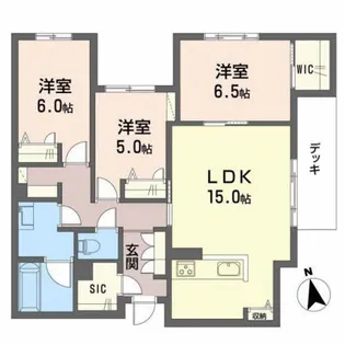 ミラベル シエロ【1階】の間取り