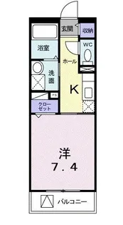 ワン シーダー ヒルズ【1階】の間取り