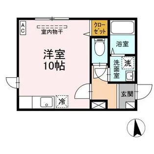 ルグランウエスト【2階】の間取り