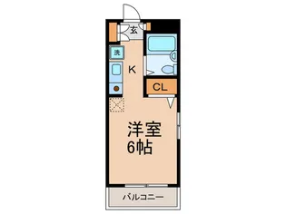 セザ-ル南大井【3階】の間取り