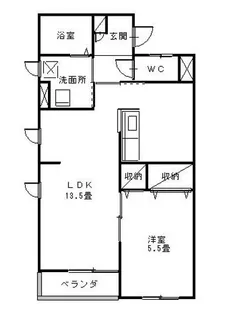 サンライフ ケンズヴィラ【2階】の間取り