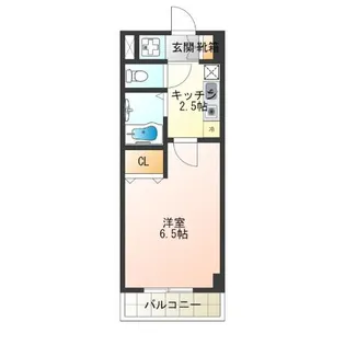 ルミエール花園II【3階】の間取り