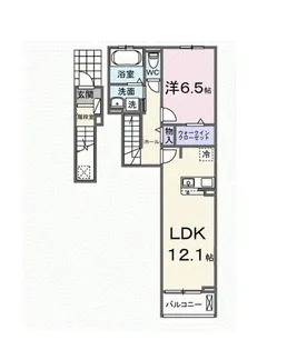 メゾン・リュエルアルファ【2階】の間取り