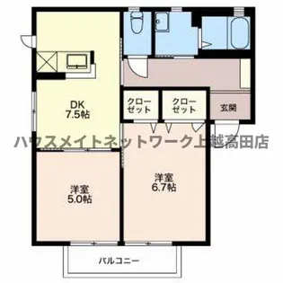 ラフィード【1階】の間取り