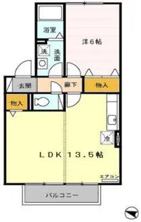 セジュール豊栄東栄町【1階】の間取り
