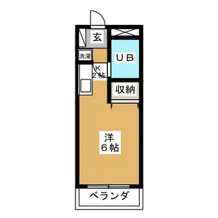 ハイツ大和【2階】の間取り