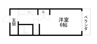 メゾン・ド・六角【4階】の間取り