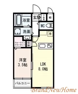St.Residence七道(セントレジデンス)【3階】の間取り