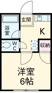 ワカシマハイム【1階】の間取り