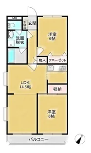 マンションアスカ【2階】の間取り