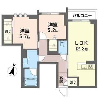 メゾン ド フー【3階】の間取り