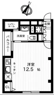巣鴨コーポラス【8階】の間取り