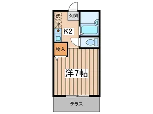 TAMAグリーンパレス【2階】の間取り
