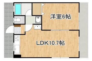 クリスタルハーモニー【7階】の間取り