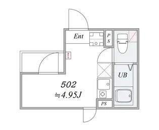 BASE祐天寺【5階】の間取り