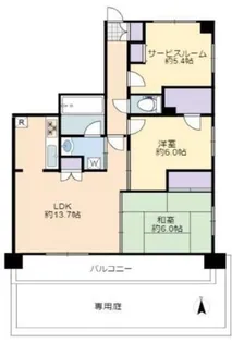 コンフォートパレス本厚木faststage【1階】の間取り