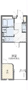 レオネクストエクセルアサヒII【1階】の間取り
