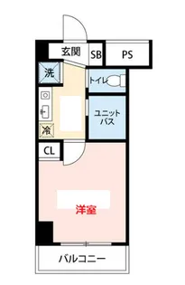 マイナビSTAYアベニール三田慶大前【7階】の間取り