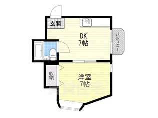ヂョイフルM【4階】の間取り